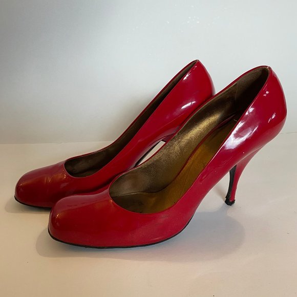 Vintage Y2K Almond Toe Patent Leather Miu Miu heels size 41 - Picture 1 of 4